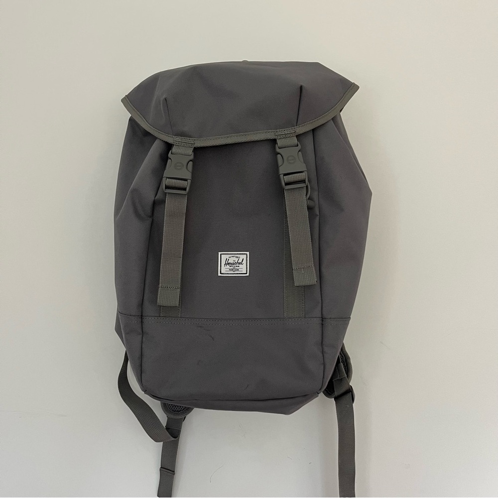 Herschel Supply Company Charcoal Gray Iona Backpack Clean Large 20in